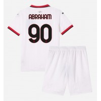 AC Milan Tammy Abraham #90 Fußballbekleidung Auswärtstrikot Kinder 2024-25 Kurzarm (+ kurze hosen)